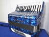 Canarino 34-60-5 New blue piano accordion